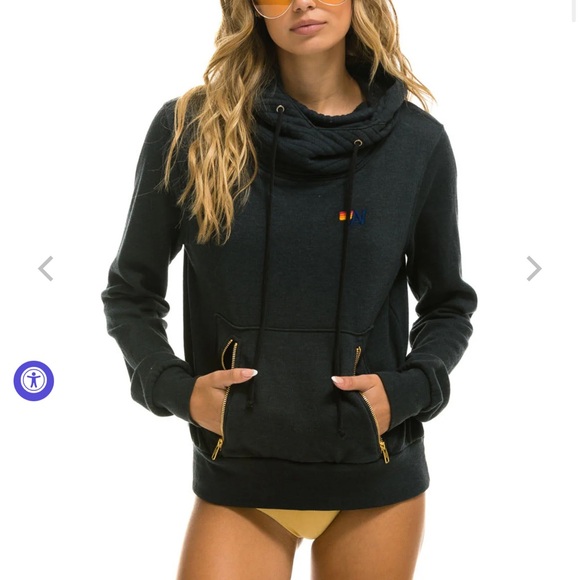 Aviator Nation NINJA PULLOVER HOODIE - Navy - Picture 2 of 5